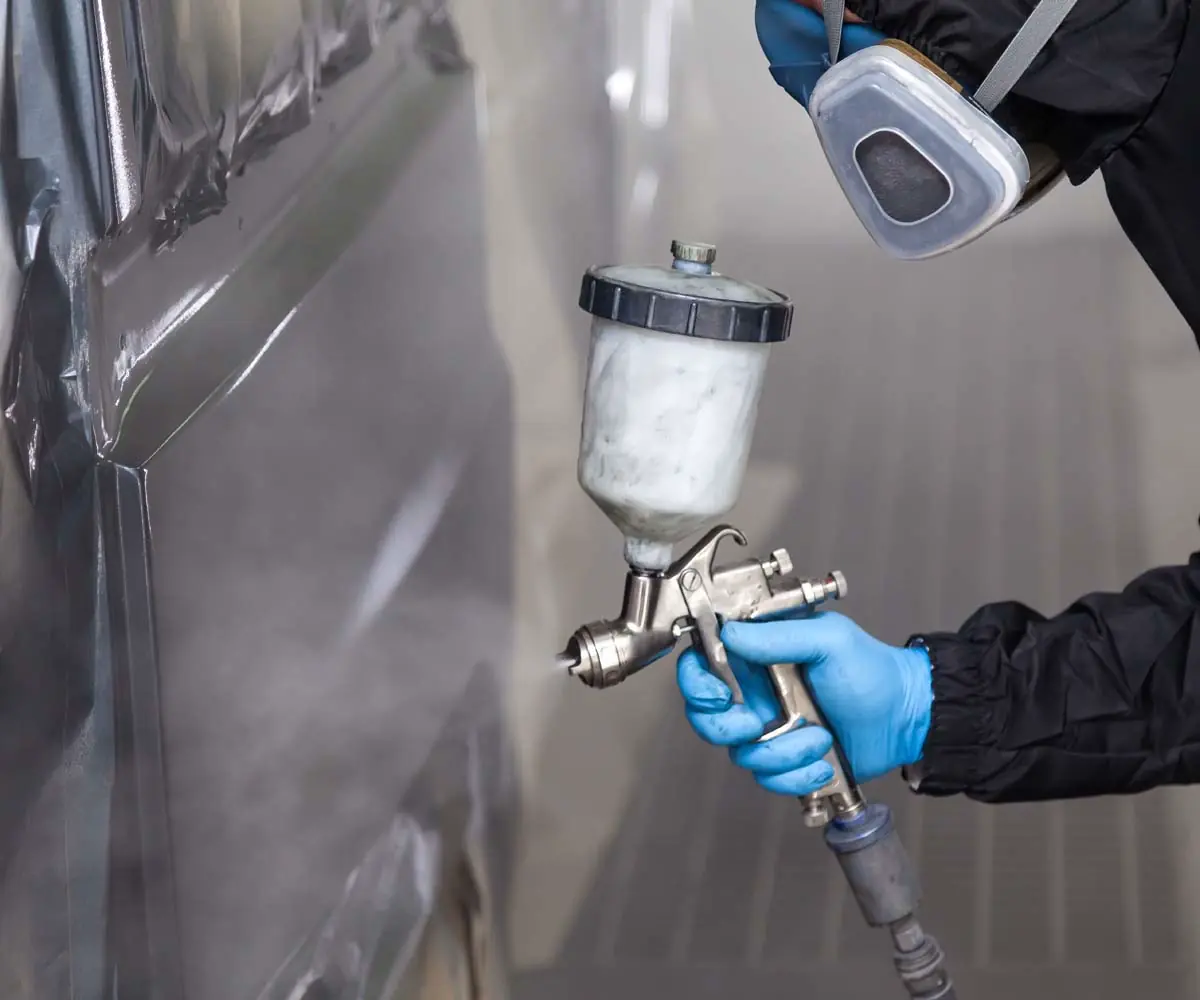 Auto body paint matching at Parker's Collision Center